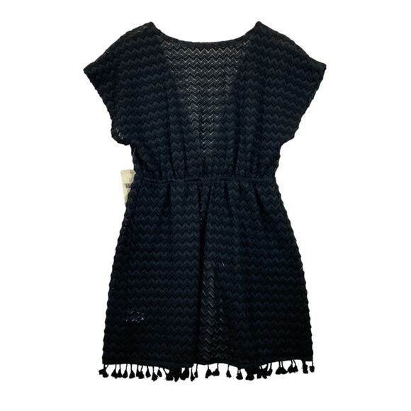 MIKEN NWT Tie-Waist Chevron-Knit Cover Up XL - Picture 5 of 7